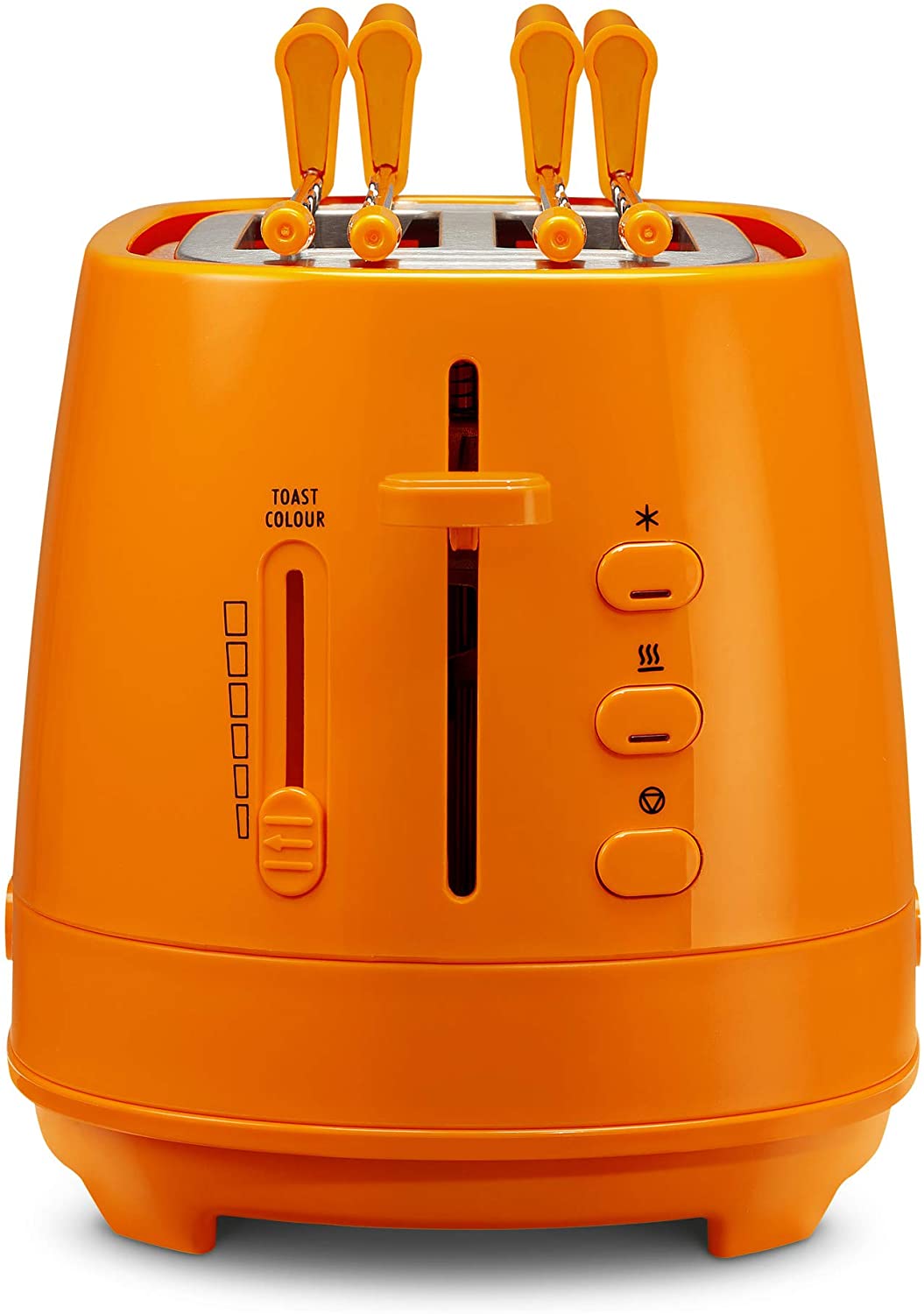 DeLonghi De Longhi CTLAP2203 Toaster with Tongs 550 Watt Arancio
