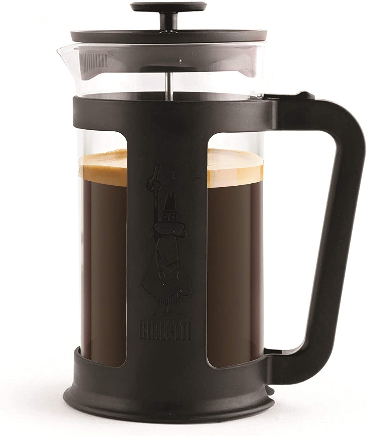 Bialetti French Press Smart Aluminium Espresso Maker, Red