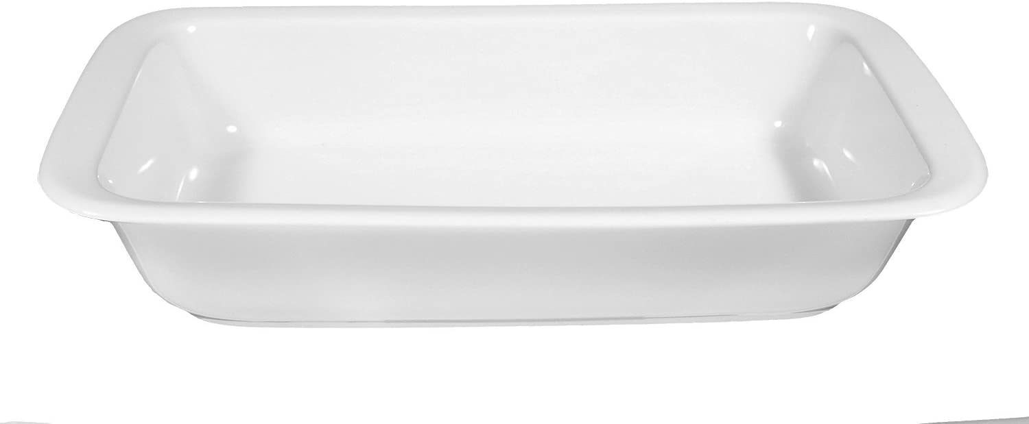 Seltmann Weiden Lukullus 001.103969 Casserole Dish / Oven Dish Porcelain Square 35 cm White