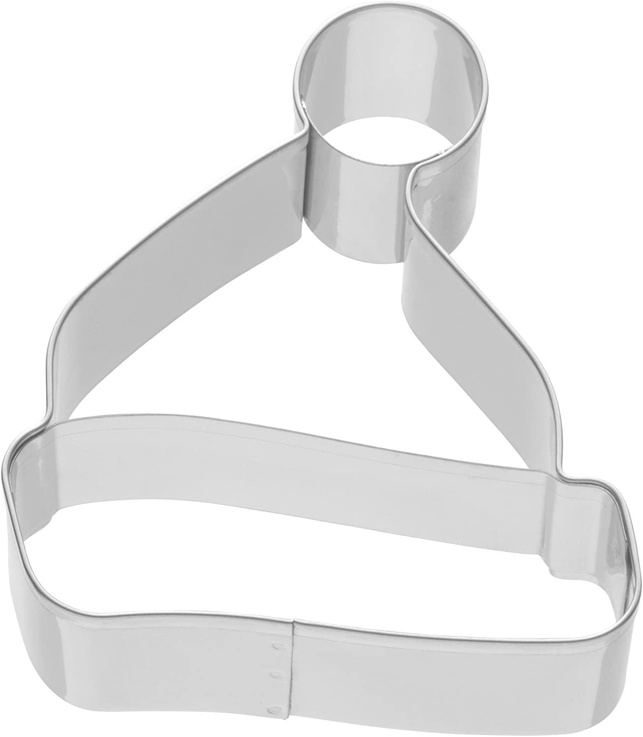 Kaiser Cookie Cutter Santa Hat Christmas Stainless Steel Cookie Cutter 7 x 7 x 2.5 cm