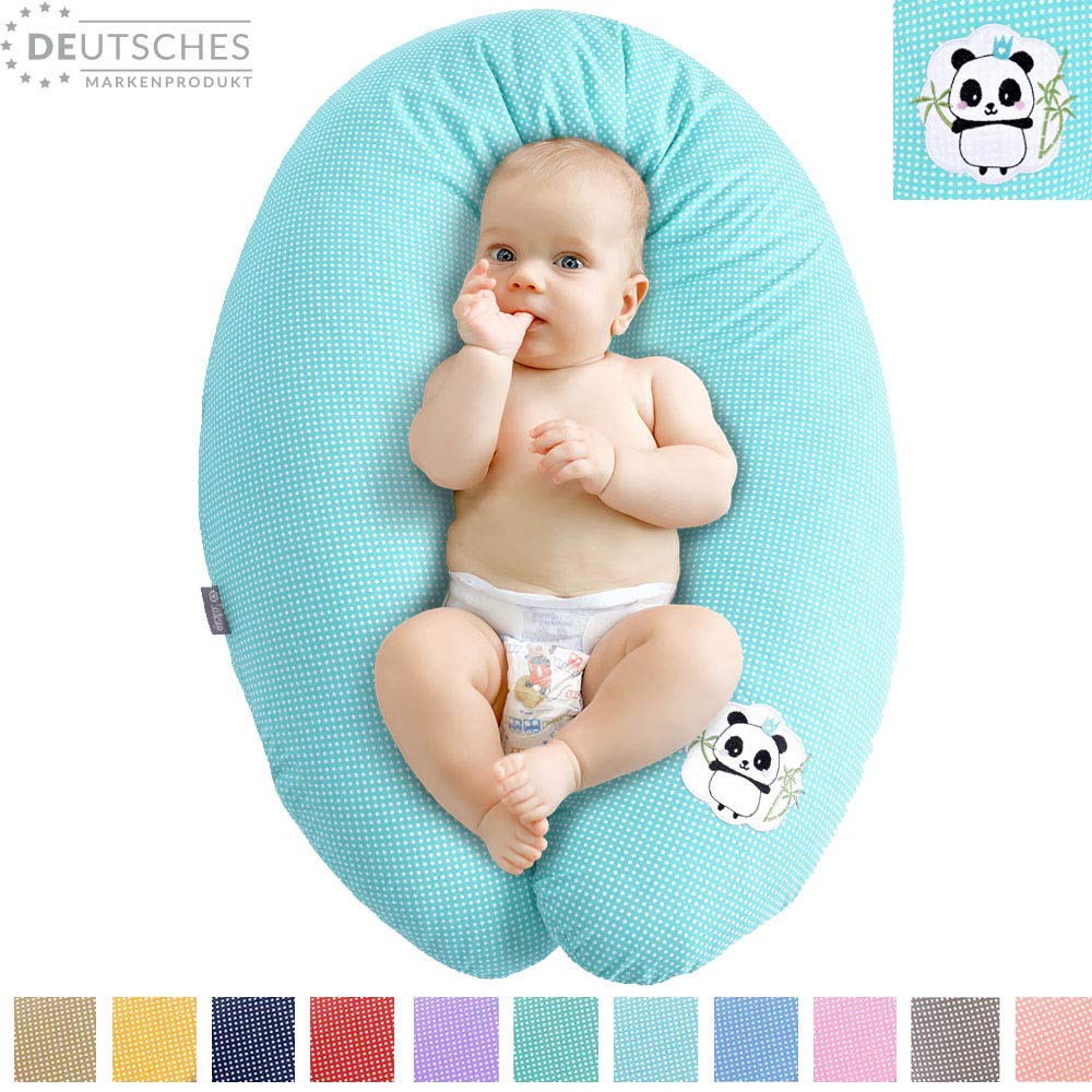 sei Design Quality Baby Nursing Cushion Maternity Pillow by Be Design 170 x 30 cm, Filling From 3-D fiber ball – Super Soft and Comfortable. Cover with High-Quality Embroidery.