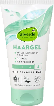 alverde NATURKOSMETIK Hair gel with organic linseed & betaine, 150 ml