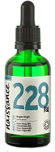 Naissance Organic Moroccan Argan Oil 50ml - Pure & Natural, Anti-Ageing, Antioxidant, Vegan, Hexane Free, No GMO