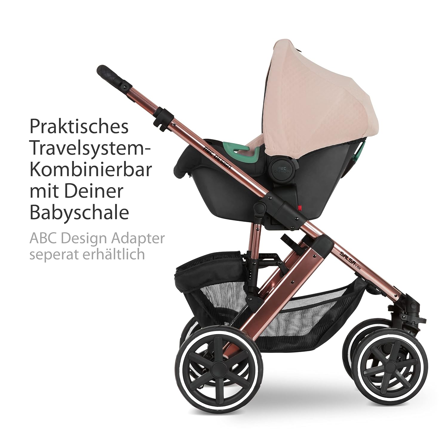 ABC Design Salsa 4 Pushchair, Combination Pram