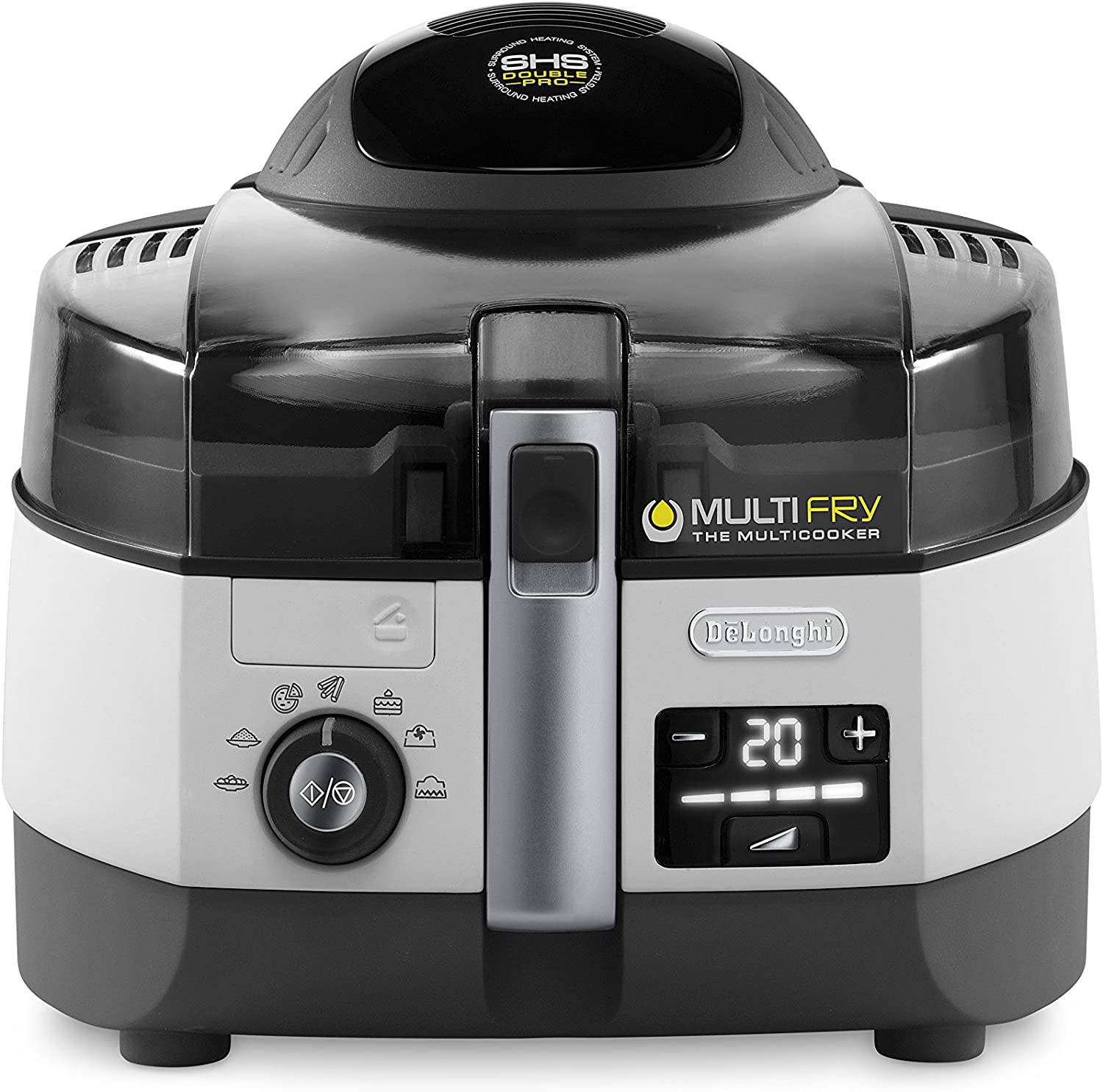 DeLonghi De\'Longhi Multifry Extra Chef Low Oil Multicooker FH1394, 1.7 kg - Clear