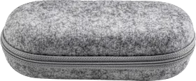 SUNDANCE Sunglasses case hard shell gray, 1 pc