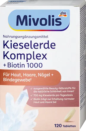 Mivolis Silica Complex + Biotin 1000, Tablets 120 pcs, 151 g