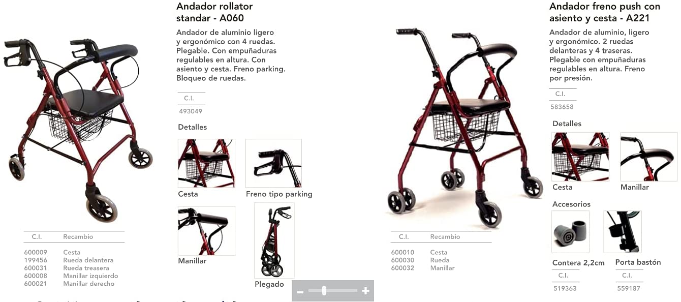 Anota Take walker standard