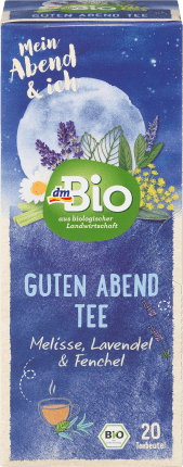 dmBio Herbal tea good evening (20 bags), 30 g