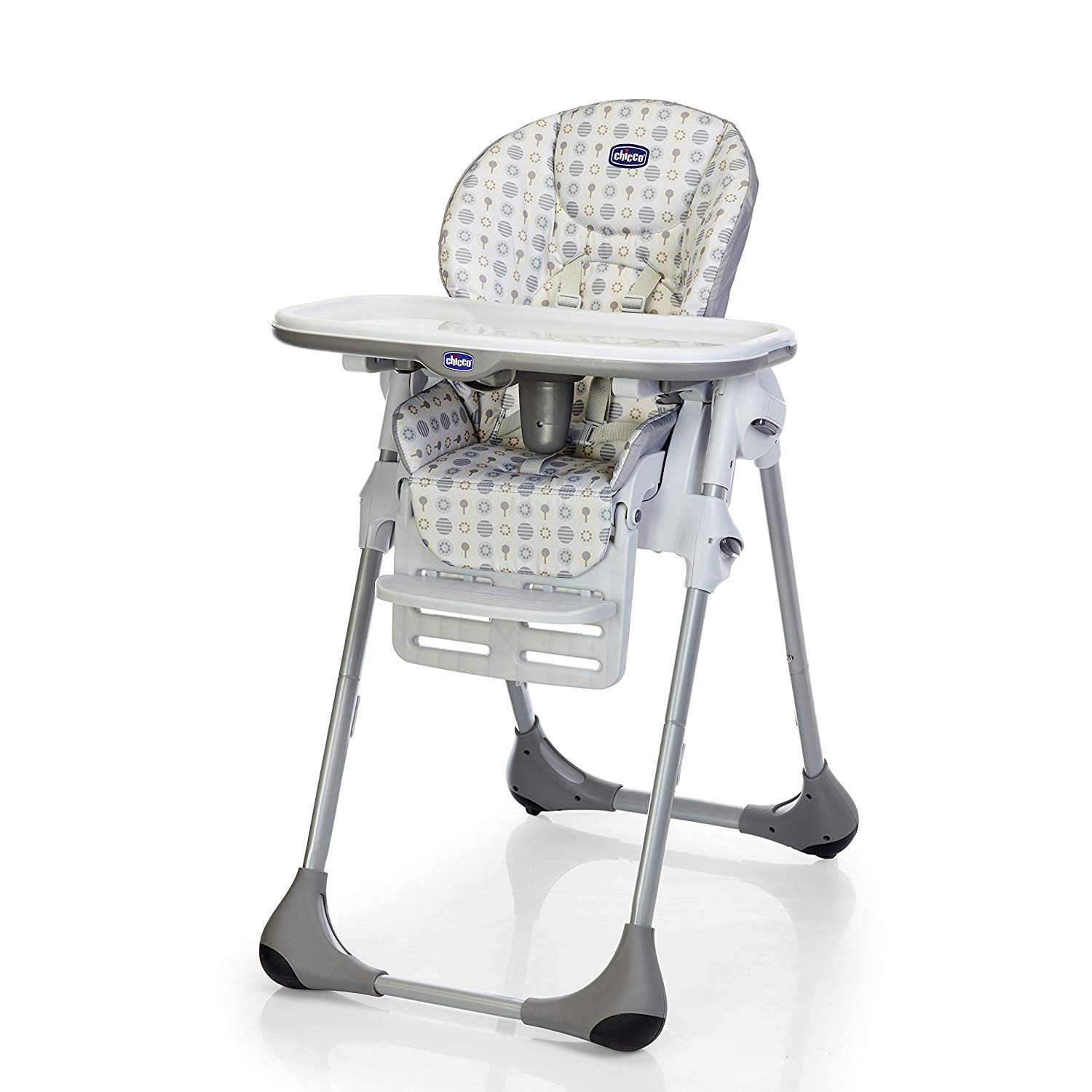 Chicco Polly 07079335470000 PROGRES5 High Chair, Grey