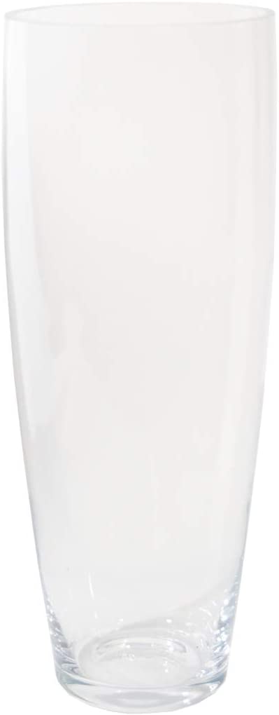 Varia Living Round Glass Vase Patrick Large and Tall Height 50 cm - Mouth-Blown Ideal Gift for Weddings Beautiful Decoration for High Flowers and Bouquets Ideal Floor Vase Flower Vase