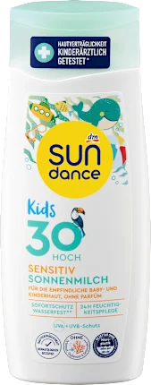 SUNDANCE Sun milk Kids sensitive SPF 30, 200 ml