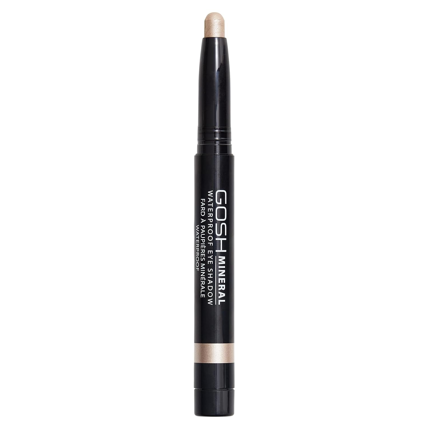 GOSH Mineral Waterproof Eye Shadow I Rotating Eyeshadow Pen with Creamy Texture for Easy Application & Intense Color Result I Waterproof, Long-Lasting & Fragrance-Free I 011 Vanilla Highlight