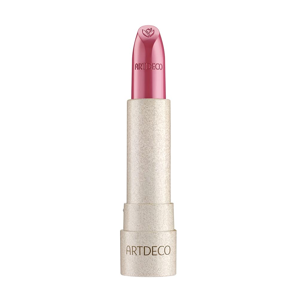 ARTDECO Natural Cream Lipstick - Subtle Shiny Lipstick Suitable for Sensitive Lips - 1 x 4 g, red amaranth ‎675