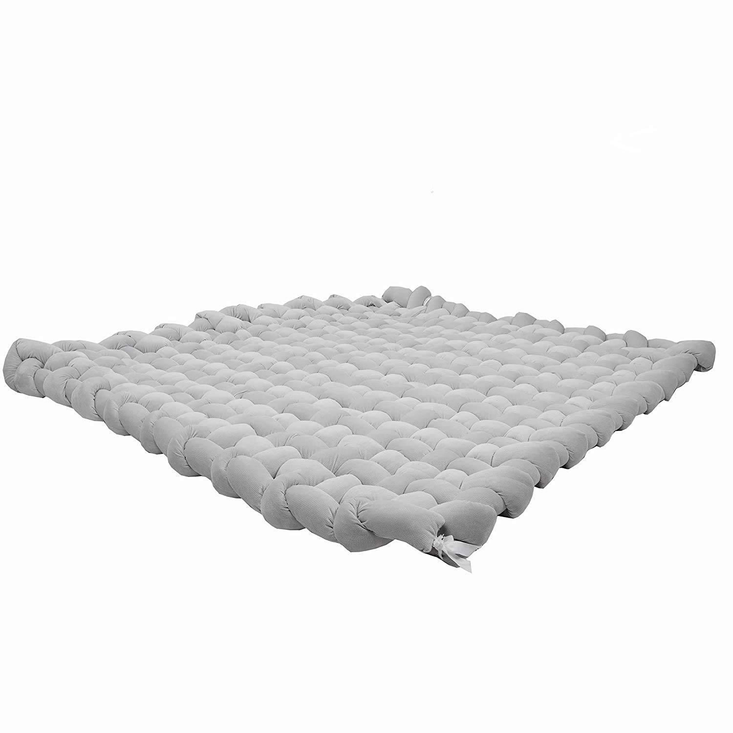 Lulando Woven velvet mat from the Art Collection series, multicoloured, 140 x 140 cm