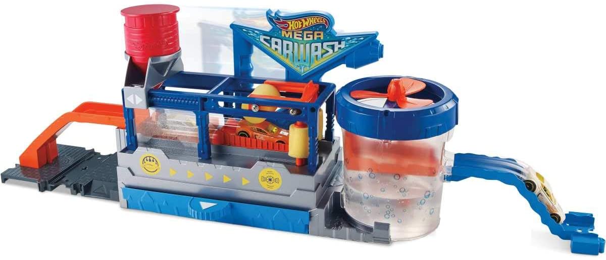 Hot Wheels Hw City Mega Car Wash, Standard Packaging, Multicoloured