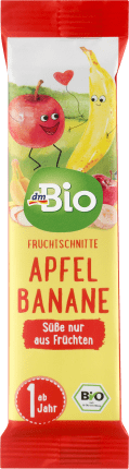 dmBio Fruit bar apple, banana from 1 year, 25 g