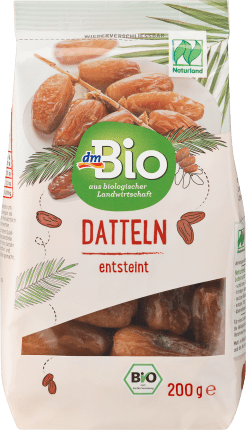 dmBio Dried fruit dates, pitted, Naturland, 200 g