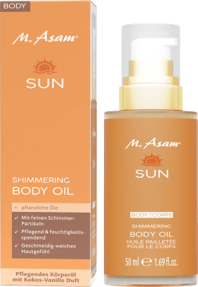 M. Asam Body shimmer oil Sun LSF 15, 50 ml