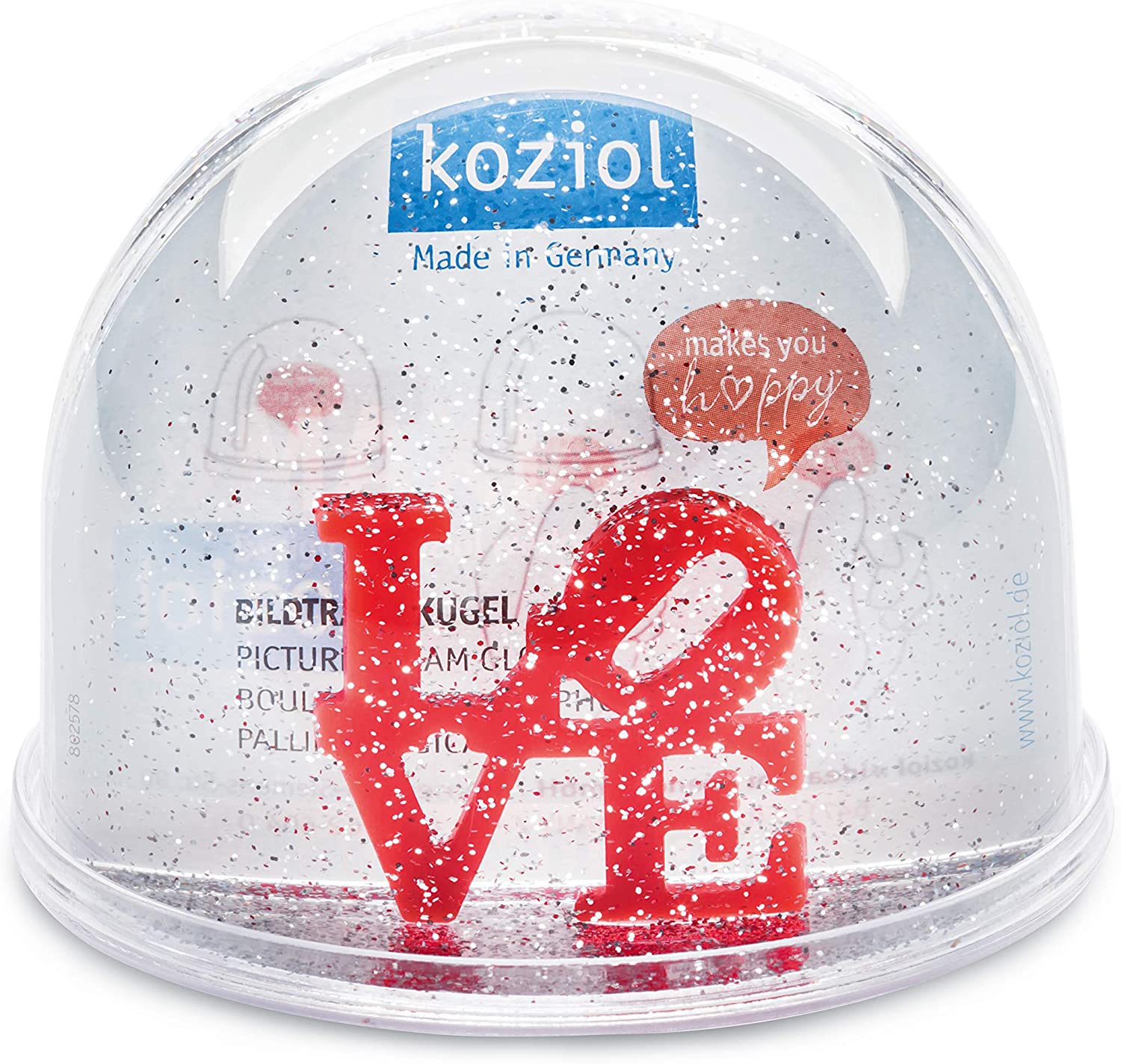 Koziol Love crystal clear