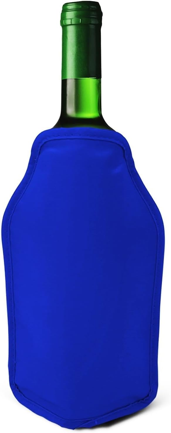joeji's Kitchen Store Joejis 1 Piece Wine Cooler with Freezer - Perfect for Cooling Wine Prosecco Champagne Bottles - Ideal for Dinner Parties, Picnics, Festivals - Blue