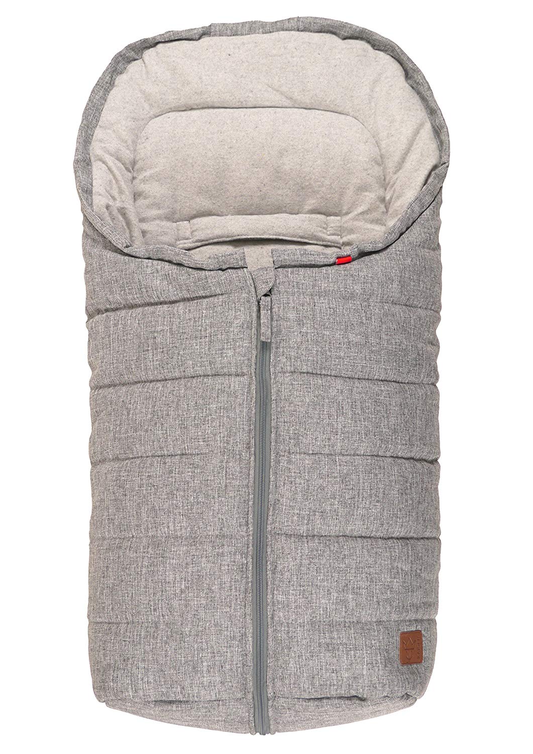 Kaiser 65339223 Anna Baby Cotton Fleece Foot Muff for Belagerung Mix Grey