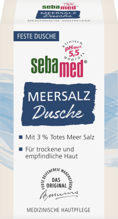 sebamed solid shower sea salt, 100 g