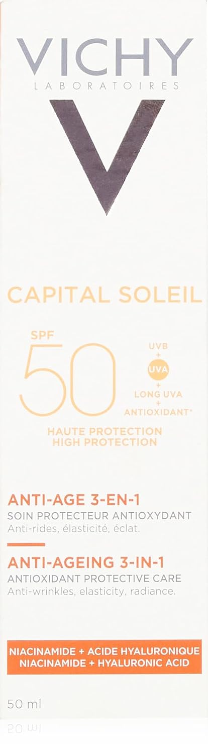 VICHY Loreal Germany Capital Solil Sin Antioxidant Anti-Age SPF50 50 ml, No Color
