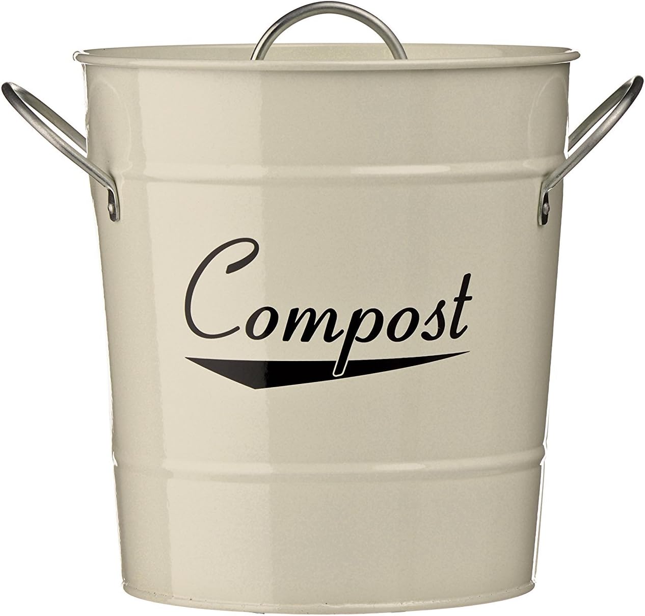 Premier Housewares Compost Bin - Cream