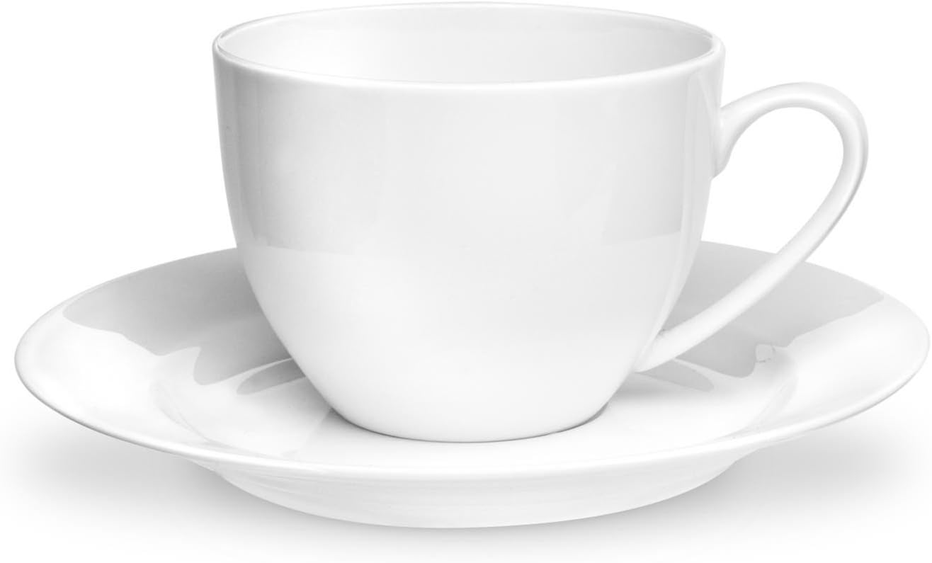 Portmeirion Royal Worcester - Serendipity Teacups & Saucers Set Of 4