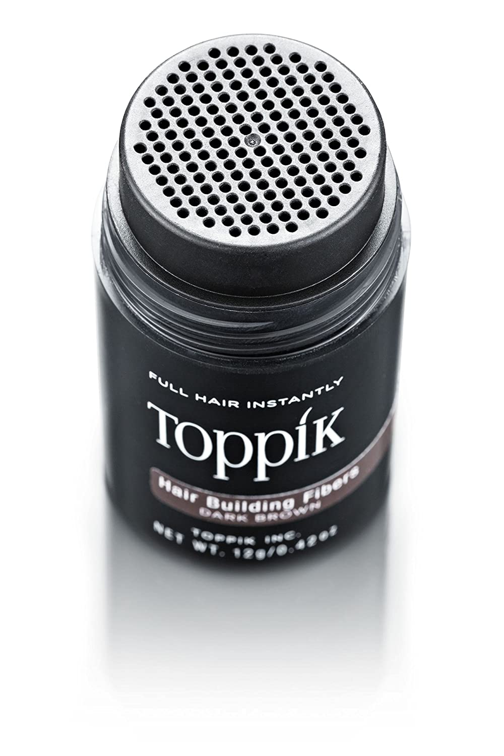 Toppik 12 g Hair Thickening Condenser Hair with Pouring Hair Colour White, ‎white