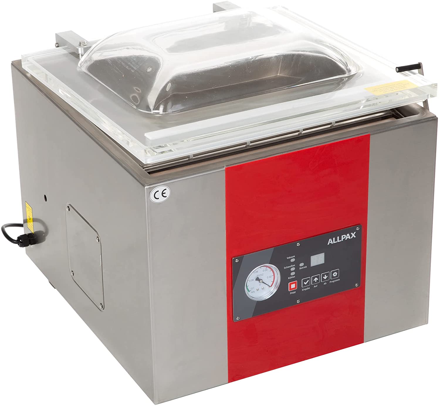Vacuum chamber devices from ALLPAX with different chamber sizes., transparent