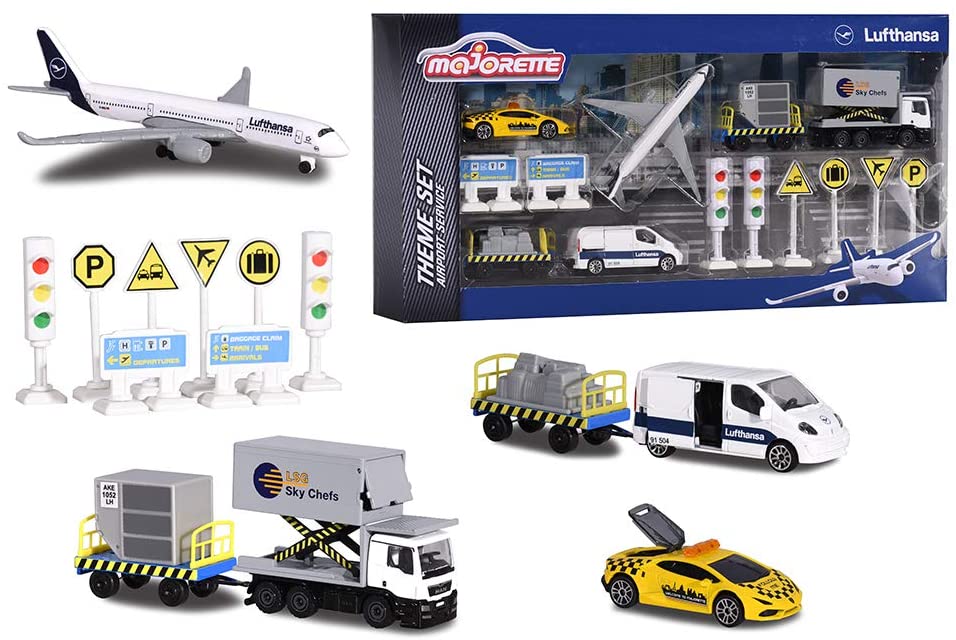 Majorette 212057720 Big Airport Lufthansa Theme Set 212057720 Large Service