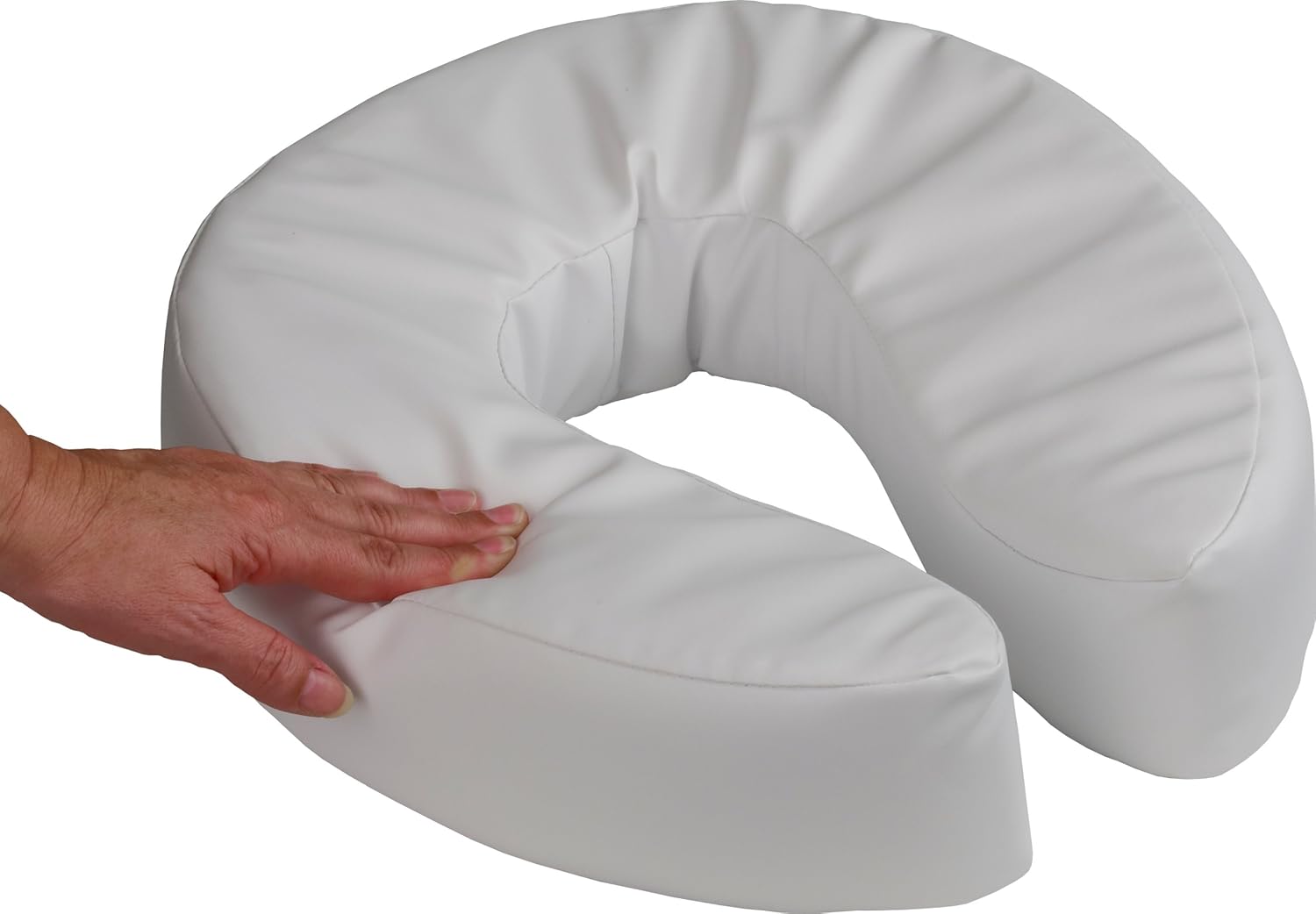 NRS Healthcare Soft Padded Raised Toilet Seat 100 mm (Eligible for VAT relief in the UK)