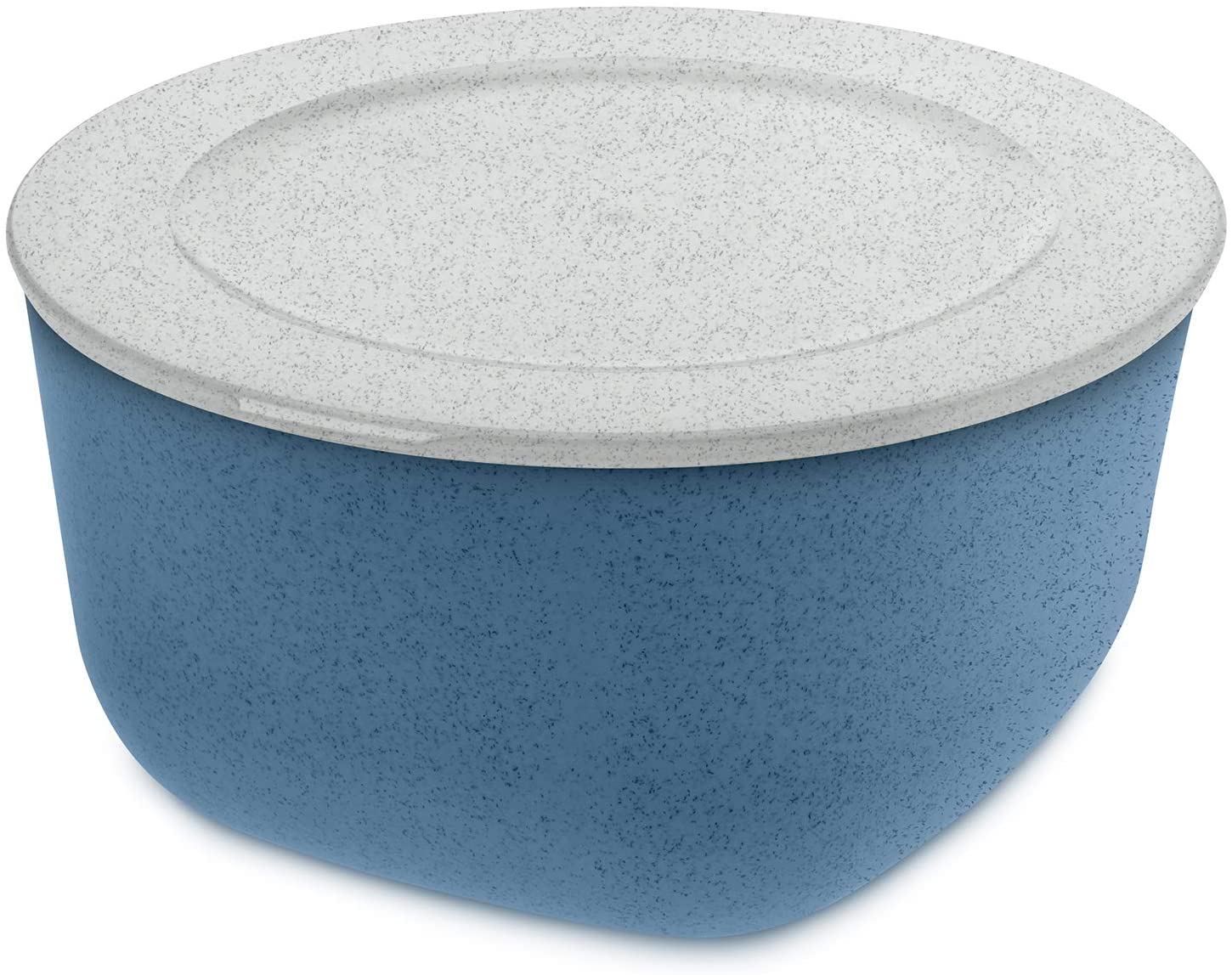 Koziol Connect L Food Storage Container with Lid Storage Container Lunch Box Meal Prep Container Stackable Plastic Bio Deep Blue 2 Litre
