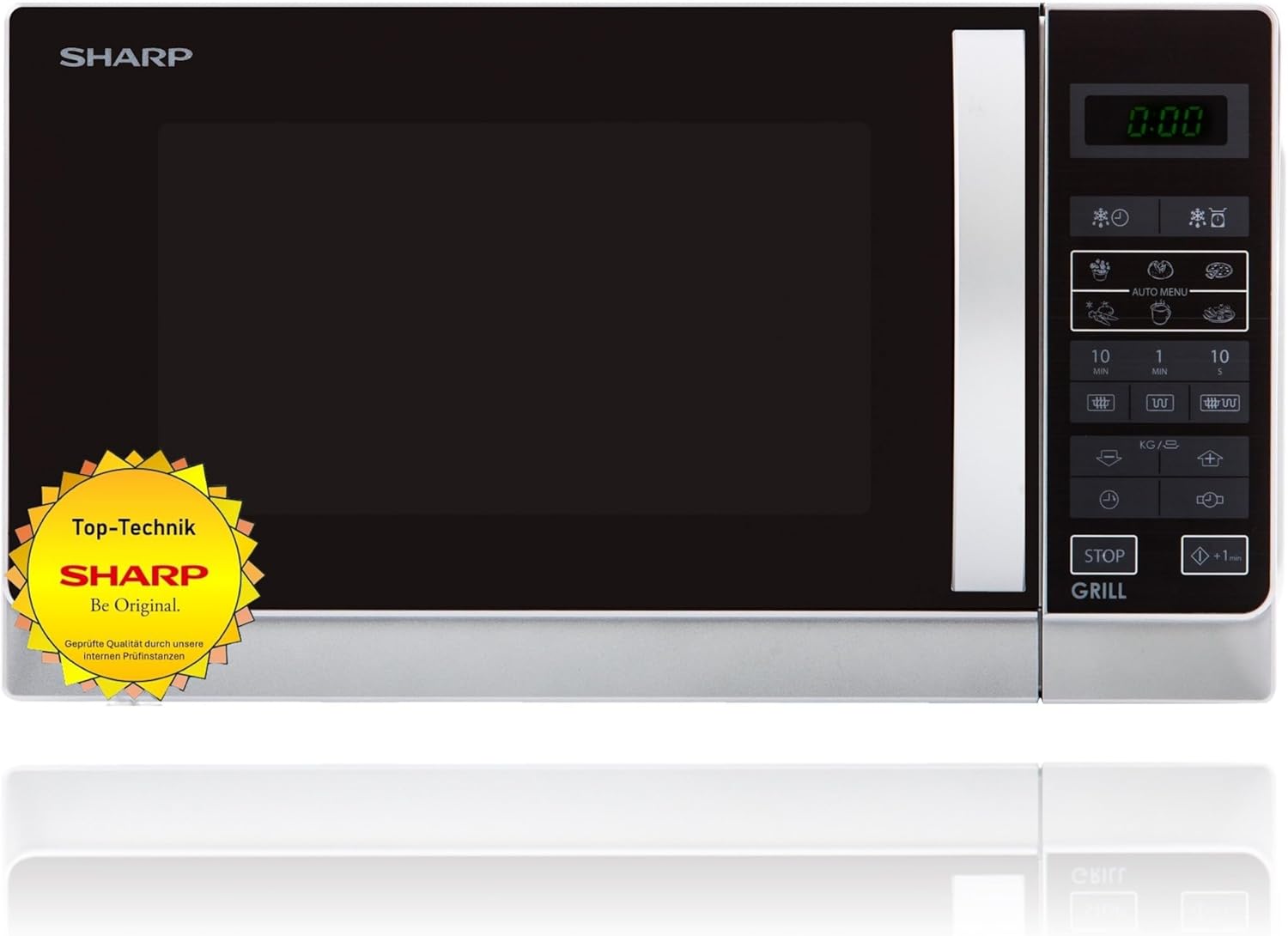 Sharp R642INW Microwave / 2-in-1 Compact Grill Microwave / Day Time Display / Child Lock