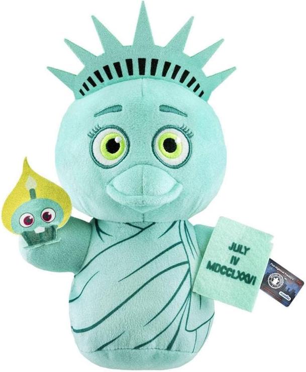 Funko Plush: Five Nights at Freddy\'s (FNAF) - Liberty Chica The Chicken - Chica The Chicken - Plush Toy - Birthday Gift Idea - Official Merchandise - Stuffed Plush Toys for Children