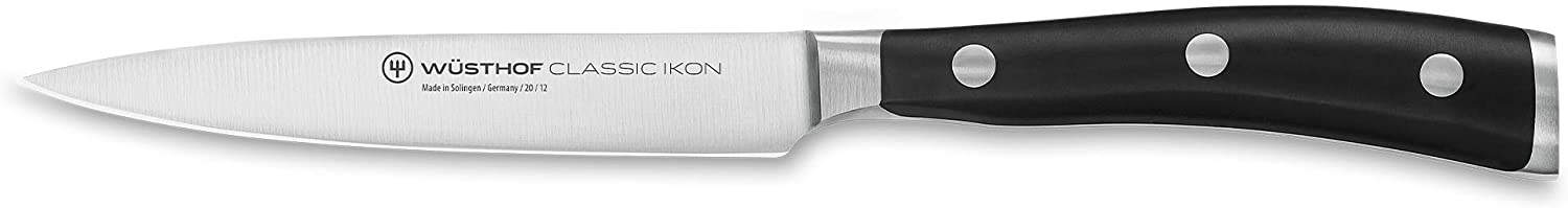 Wusthof Wüsthof Vegetable Knife, Classic Ikon Blade Length, Forged, Stainless Steel, Extremely Sharp Kitchen Knife Solingen