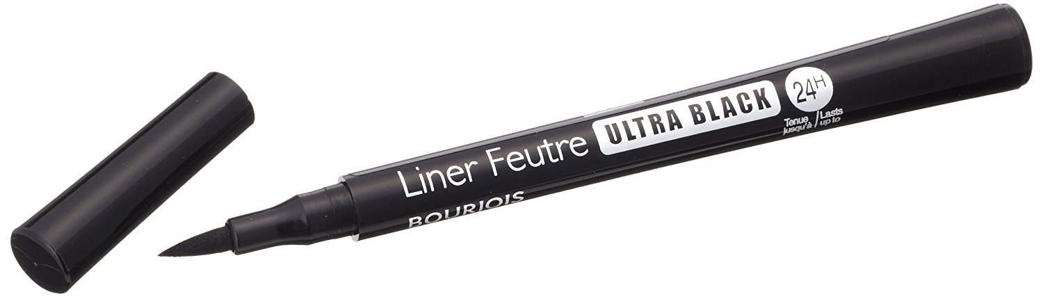 3 x Bourjois Paris Liner Feutre Liquid Eyeliner Felt Pen 0.8 ml - Ultra Black, ‎ultra