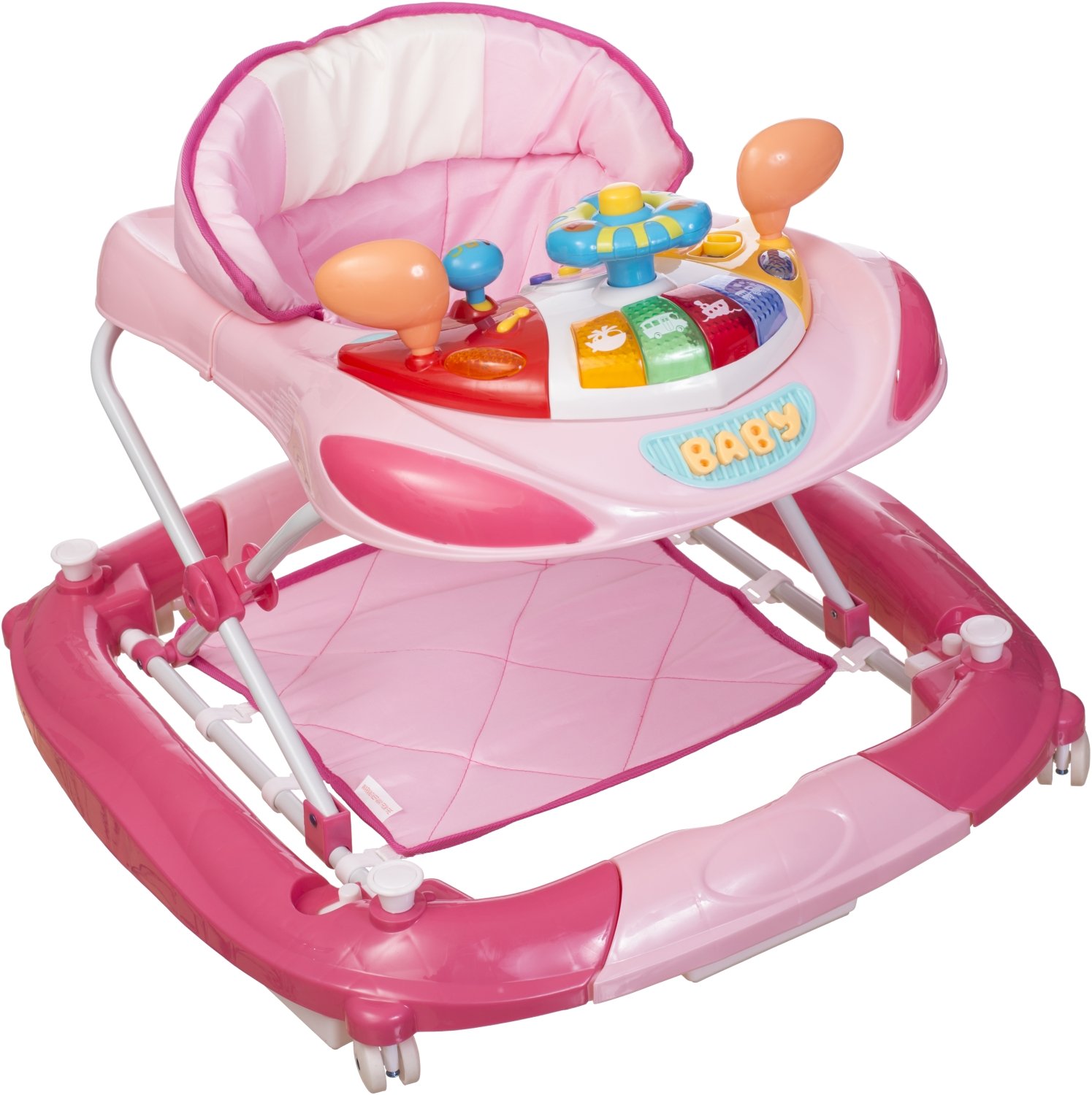 Bieco Activity Baby Walker Pink