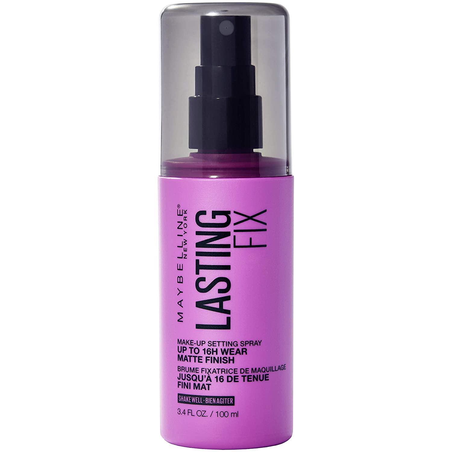 Maybelline New York Lasting Fix Make-Up Setting Spray, Matte and Long-Lasting, Transparent