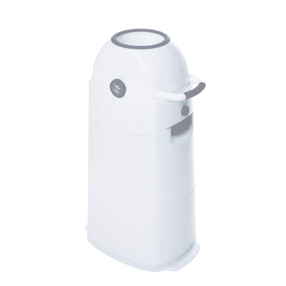 Vital Innovations Diaper Champ Odour-Proof Nappy Bin Medium Silver for Standard Rubbish Bags
