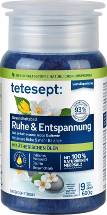 tetesept Bath salt peace & relaxation, 600 g