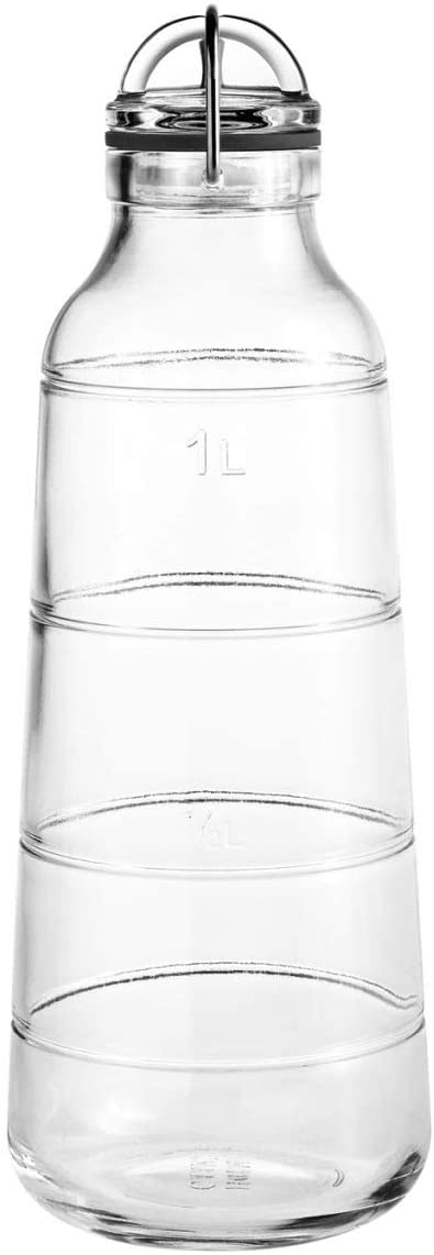 Holmegaard 4334007 Bottle 1 Litre Clear