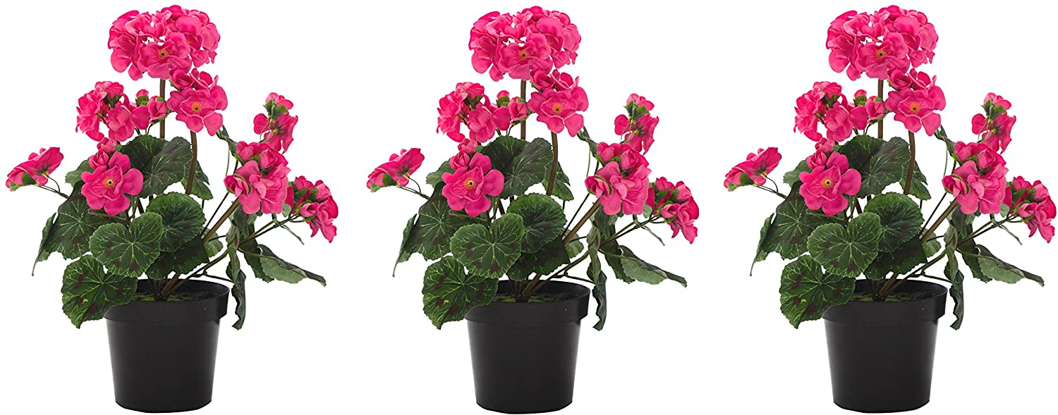 Daro Deko Artificial Flower Geraniums Standing