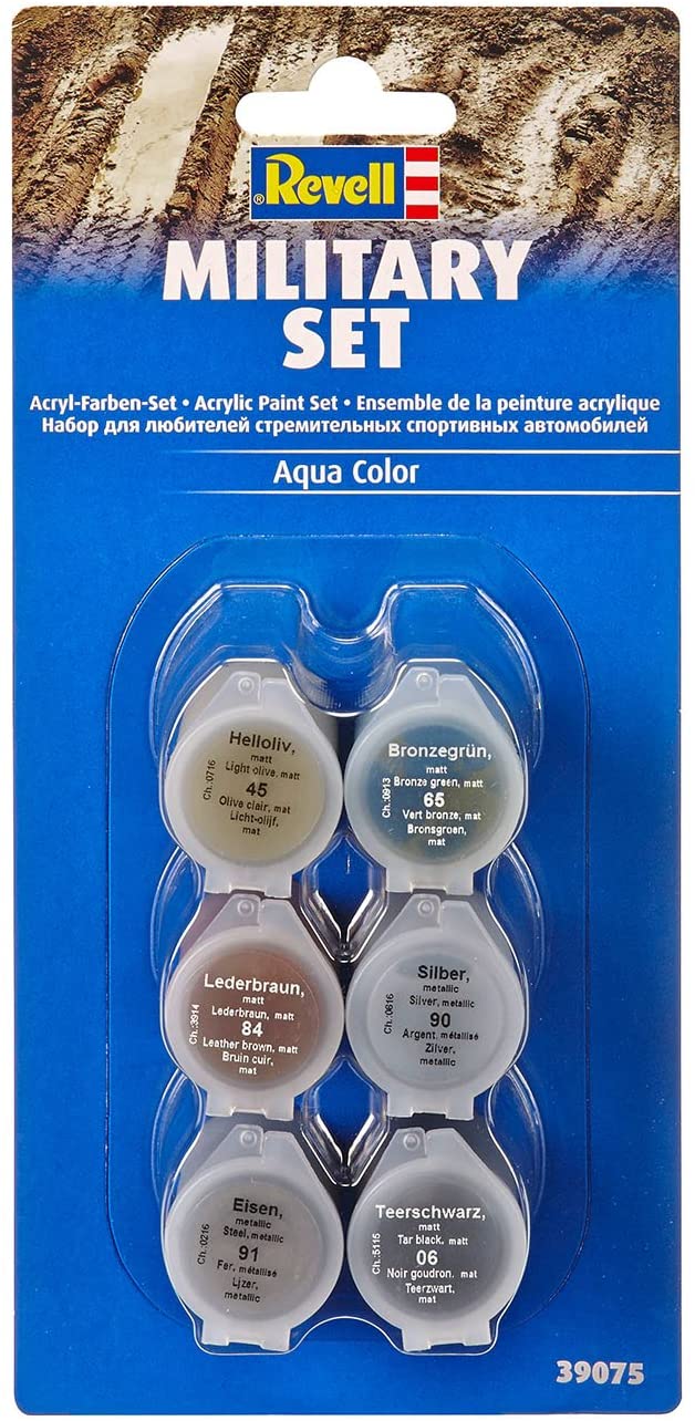 Revell 39075 8 Model Building Paint Set, Combat forces