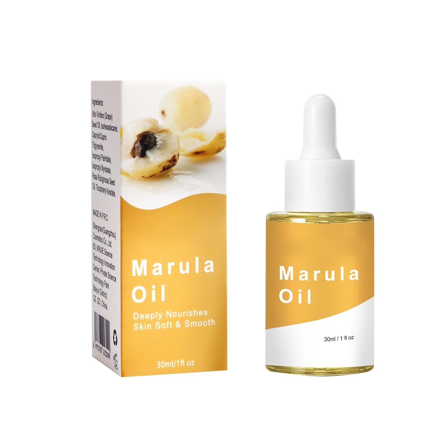 Generic Marula Oil, Body Skin, Knee Application, Moisturising, Moisturising Skin Care, Rejuvenating, 30 ml GwL65 (White, 9.2 x 3.6 cm)