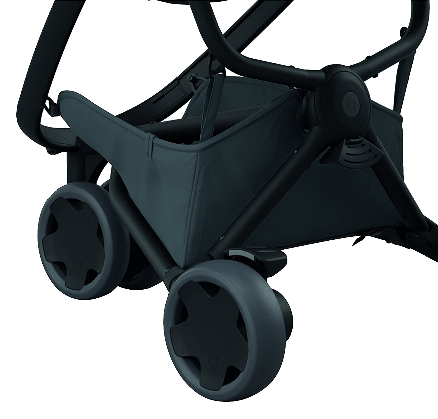 Quinny Zapp X Shopping Basket, Practical XL Shopping Basket for Even More Storage Space Under the Pushchair, Easy Attachment and Suitable for All Quinny Zapp Buggies, Graphite