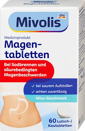 Stomach tablets, 60 tablets, 60 g