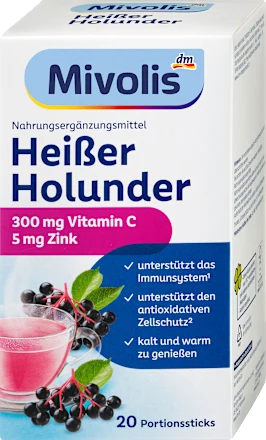 Mivolis Hot drink, Hot Elderflower (20 sticks), 100 g